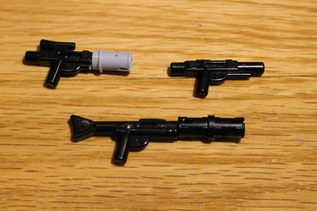 100 x custom Weapon Set blasters guns pistols rifles Blaster STAR WARS fits Lego 